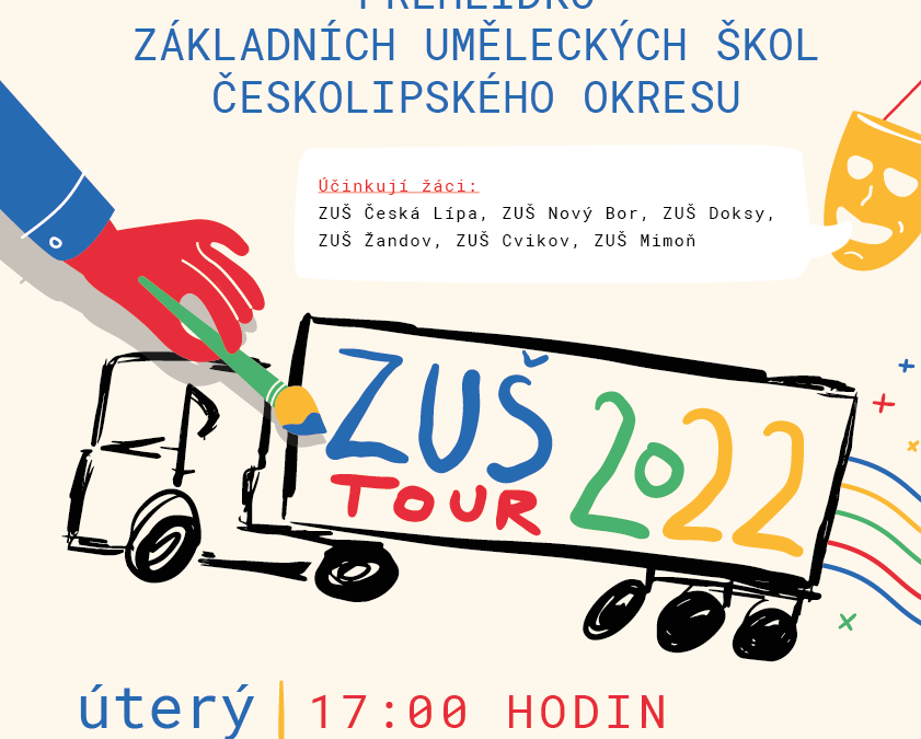 ZUŠTour 2022 – společný koncert ZUŠ Českolipského okresu