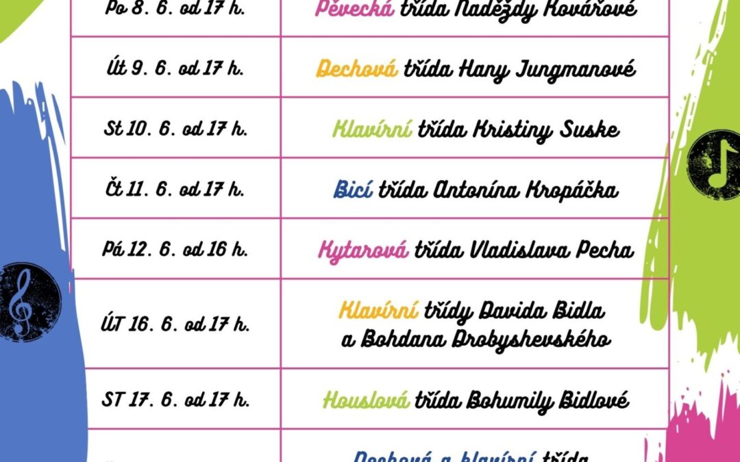Koncerty hudebních tříd